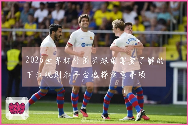 2026世界杯外围买球前需要了解的下注规则和平台选择注意事项